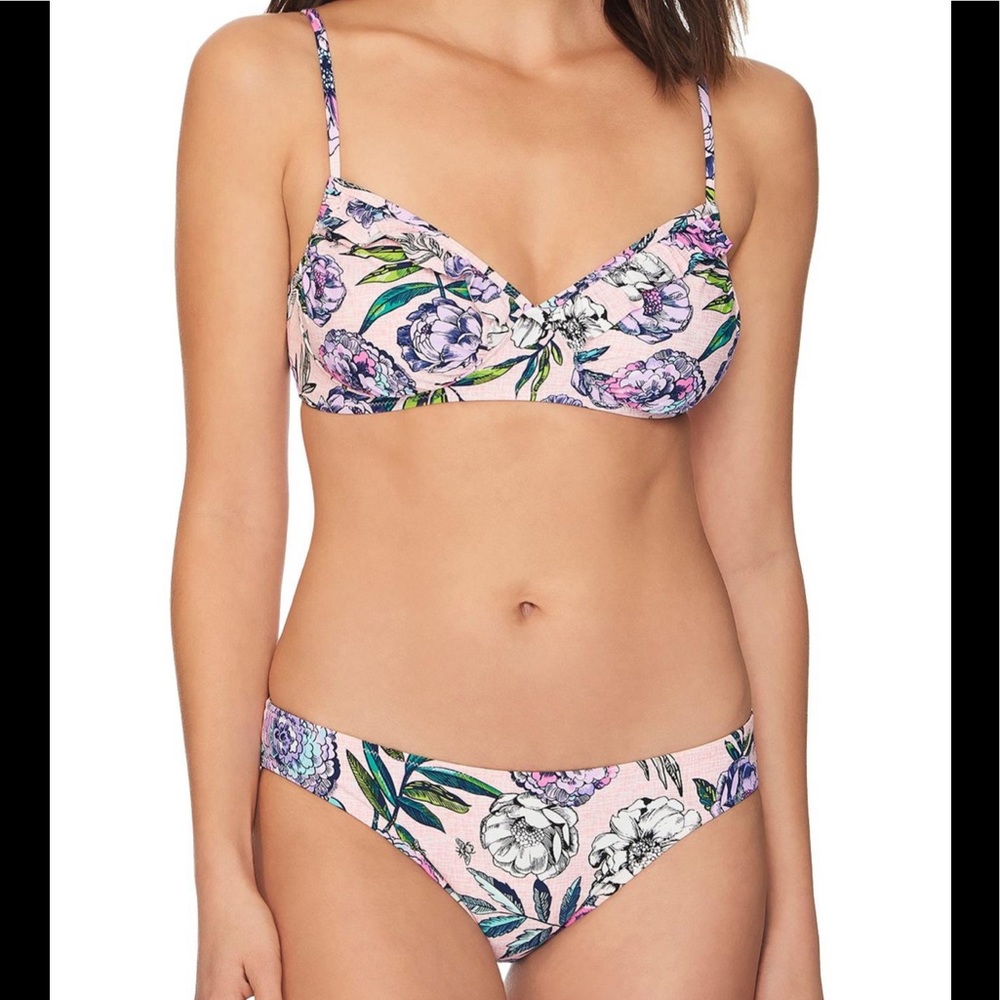 Vera Bradley Pink Floral Bikini Set